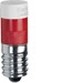 Verlichtingselement schakelmateriaal berker Hager LED-lampen E10, rood 167801